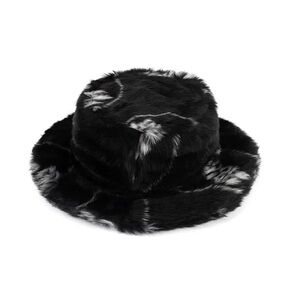 Boiler Room faux fur bucket hat